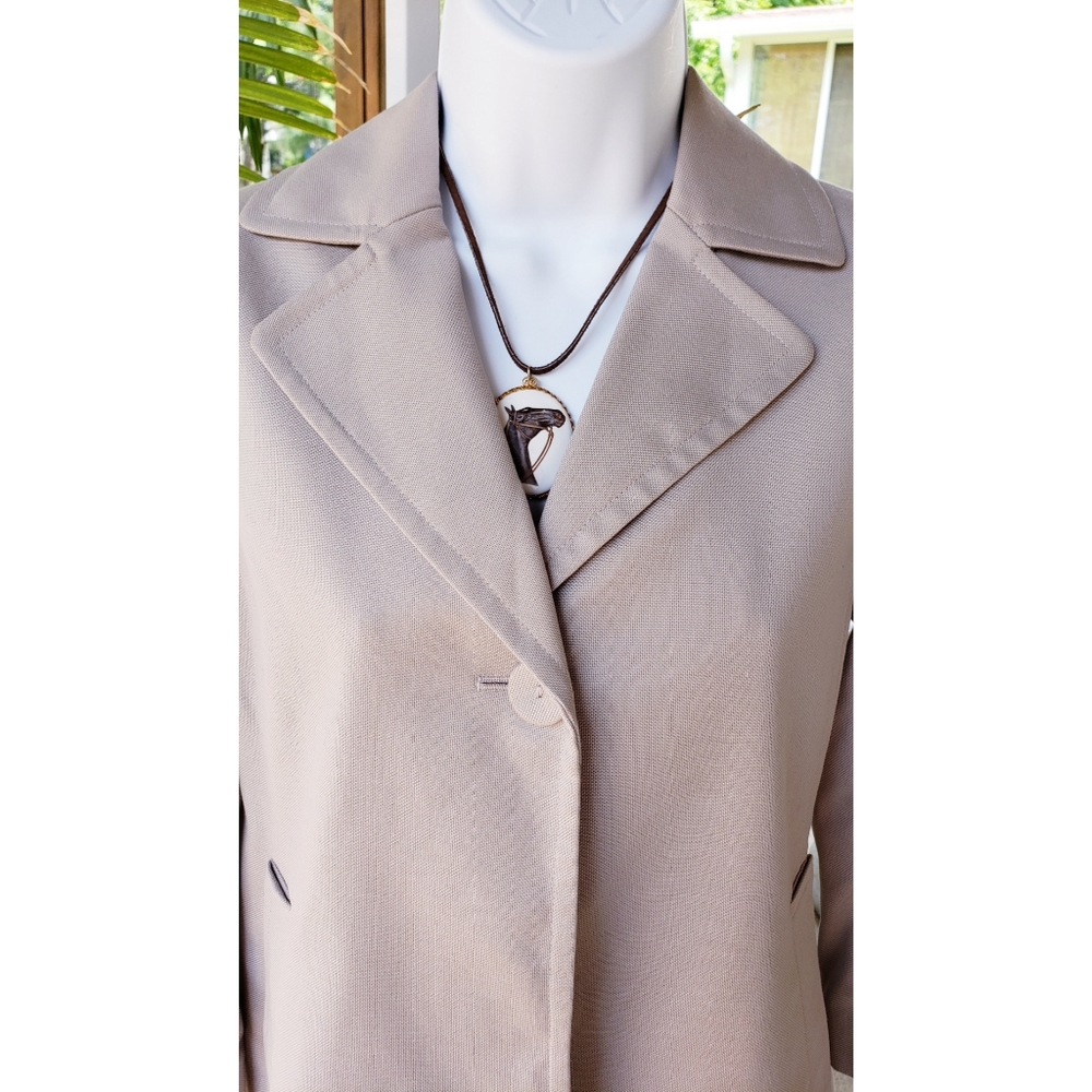 SOLD Talbots NEW Khaiki All Seasons Twill Jacket 2 - Picture 3 of 6